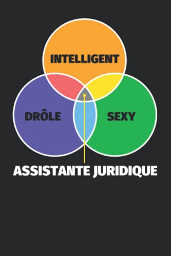 livre Carnet doublé: Intelligent, Drôle, Sexy = Assistante juridique