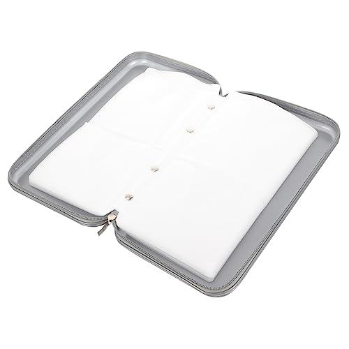 KICHOUSE Dvd Storage Case Capacity Travel CD Pouch with Zipper Closure for Car Home Organization Disc Holder for Movies Music and Media