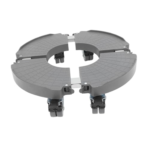 FONDOTIN Support Pot Fleurs Robuste avec Motifs Antidérapants Chariot Plante Polyvalent pour Intérieur et Extérieur Capacité Renforcée pour Pots Lourds