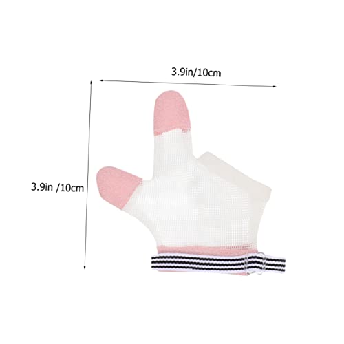Boy Girl's Fingers Sucking Stop Gloves Breathable Protective and Skin-Friendly for Newborns Boy Girl Nail Biting Mittens2
