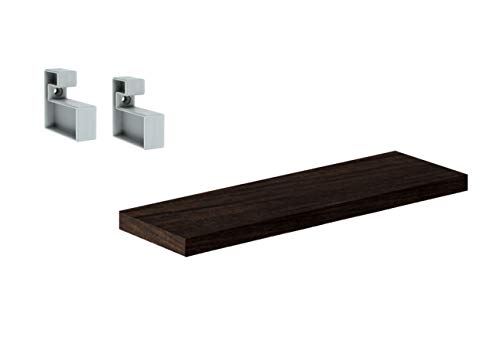 Prat-K Lineare Prateleira Reta, Marrom (Tabaco / Cinza), 1. 5 X 10 X 40cm