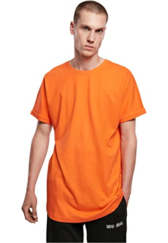Urban Classics Maglietta Uomo A Maniche Corte, T-shirt Uomo, Arancione (Mandarin), L
