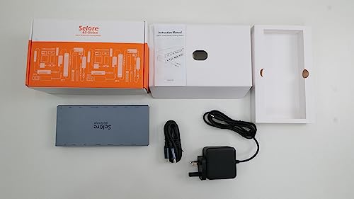 USB C Docking Station with 65W Power Charger, Docking Station 2 HDMI DisplayPort Laptop Dock Dual Monitor with Power Adapter 2 HDMI DP 10Gbps USB 3.1 RJ45 Audio SD/TF for Dell HP Microsoft - Image 8