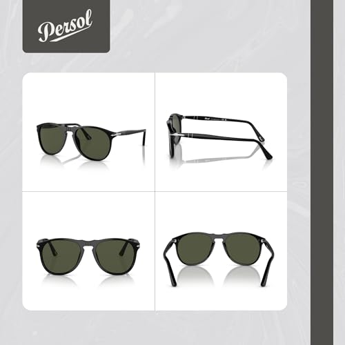 Persol PO9649S Aviator Sunglasses for Men +BUNDLE with ACCESSORY EYEWEAR KIT3
