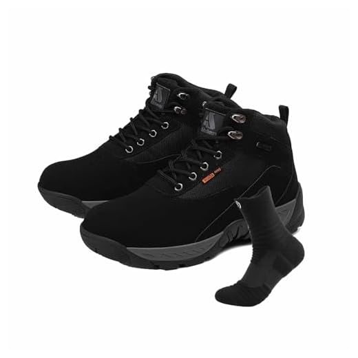 Botas militares leves, botas táticas de caminhada para homens com meias esportivas à prova de água Botas táticas militares ao ar livre no deserto Botas táticas do exército (Color : Black, Size : 45