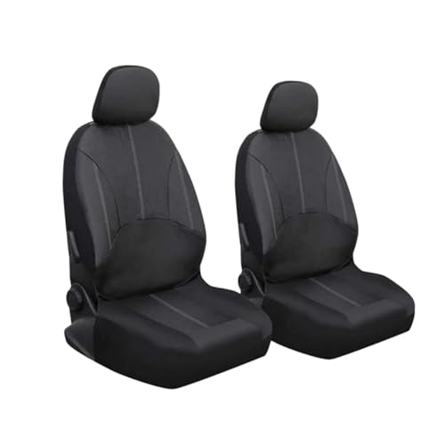 Coussin dossier et assise voiture simili cuir noir résistant 4 pièces