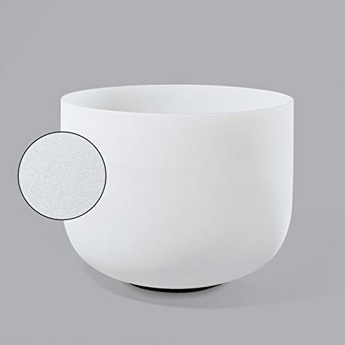 image for Unknown 10 inch F note Frosted Heart Quartz Crystal Singing Bowl With 