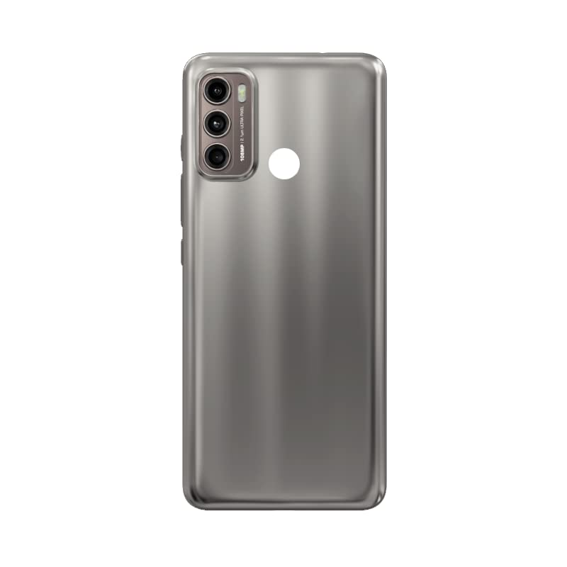Réparer vitre arrière cassée Motorola G60 avec ce couvercle argent autocollant