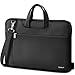 Ferkurn Laptop Bag Case 17 17.3 inch for Women Men, Messenger Briefcase Compatible with Alienware Nitro 5 XPS 17 ThinkPad Legion 5 Inspiron HP Pavilion Asus Acer, Slim Strap Computer Bag, Black
