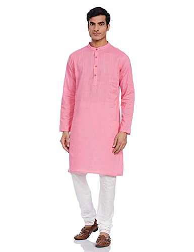 Image of OORA Men's Cotton Kurta & Pajama Set for Birthday,Wedding, Ceremony, Casual, Engagement