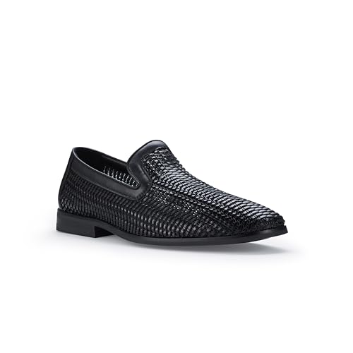 Image of Ferro Aldo Men's Dress Loafer Collection | Modern & Classic Slip-On Styles | Available in Suede, Woven, and Wholecut