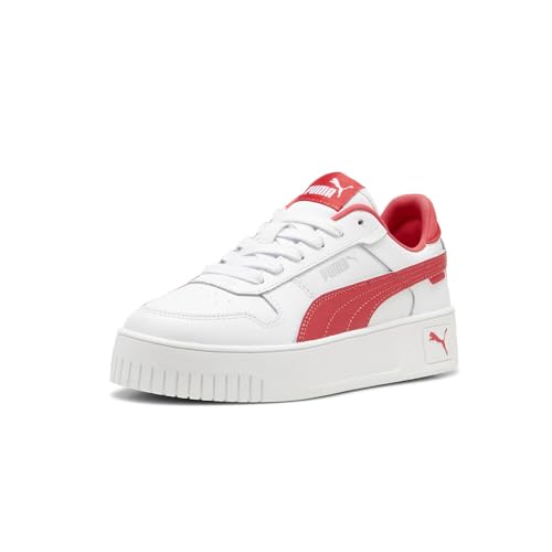 PUMA Kids Girls Carina Street Lace Up Sneakers Shoes Casual - White - Size 4 M2