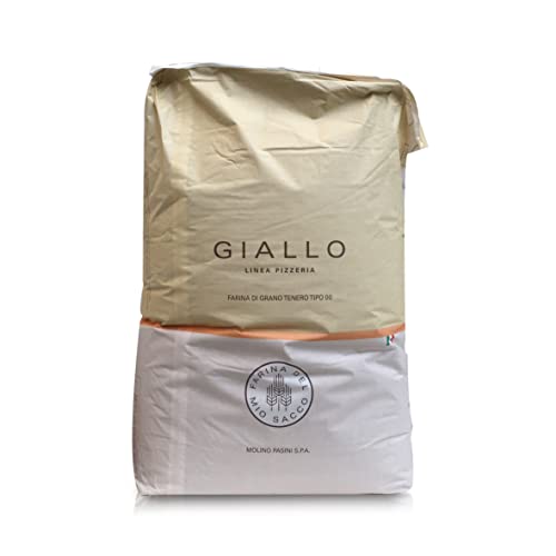 Molino Pasini Pizzamehl, Weichweizenmehl für Pizza Type 00 / 405, ''Giallo'', Mehl für Pizzeria, 25 Kg Cover