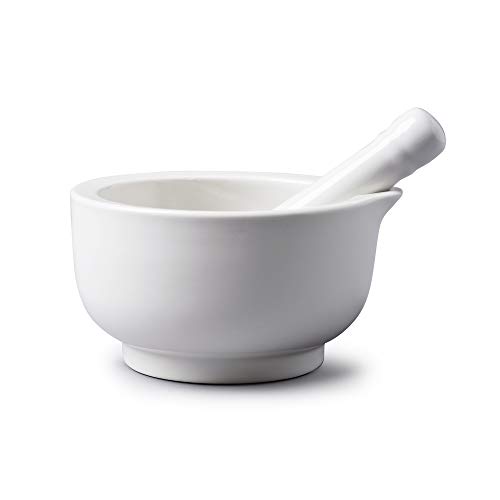 WM Bartleet & Sons 1750 T200 - Mortero y manto de porcelana tradicional (14 cm), color blanco Cover