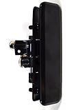 PT Auto Warehouse GM-3913S-FR - Outside Exterior Outer Door Handle, Smooth Black - Passenger Side Front