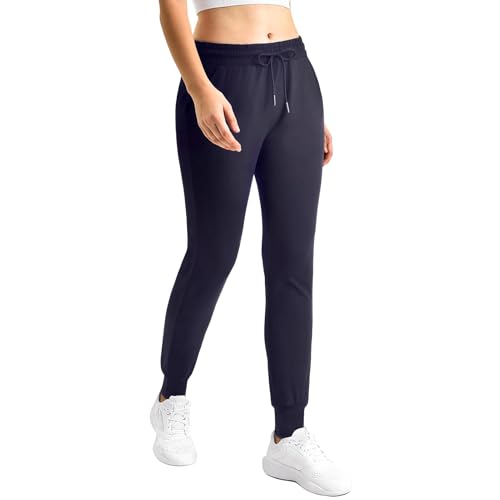 Image of CADITEX Womens Joggers with Pockets Track Athletic Sweatpants Women | Elastic Waistband;Adjustable Drawstring;Fitness Clothing;Fall Fashion;Lightweight Stretchy Gym Clothes
