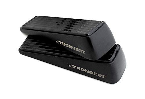 Preisvergleich Produktbild Strongest Türstopper Boden Türschnapper Türkeil schwer Türhalter Türpuffer Puffer Tuerstopper aus Zink Gummipuffer 2er Set Tür Stopper Keil mit Gummi Premium Qualität Türfeststeller mit 2 Geschenken