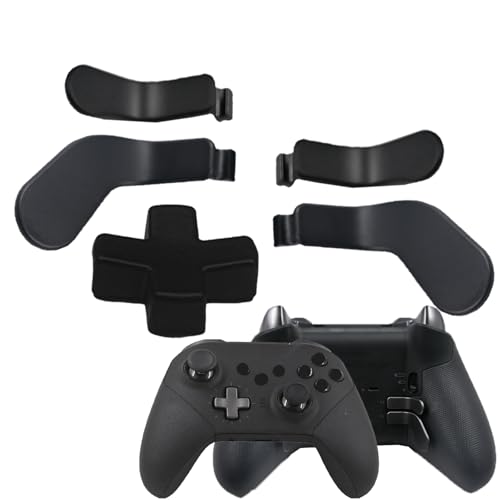 Image of 5 Pack Metal Paddles for Xbox Elite 2 Controller,Elite Series 2 D-Pads Replacement Parts for Xbox Controller Elite Series 2, Elite 2 Core Controller Accessories(Black)