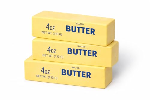 Squishy Butter Anti Stress Ball Squeeze Toy 1er 2er 3er Set 13cm XXL Knetball im Butterstück Design Lustiges Fidget Toy Büro Gadget für Teenager & Erwachsene Scherzartikel (1)