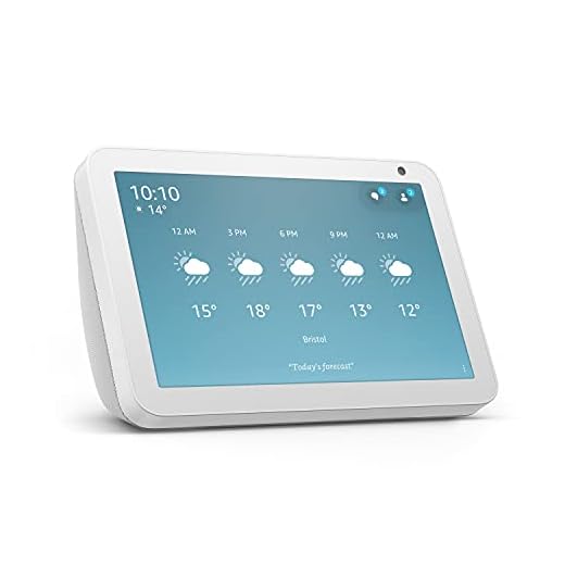 Introducing Echo Show 8 | Stay in touch with the help of Alexa, Sandstone fabric