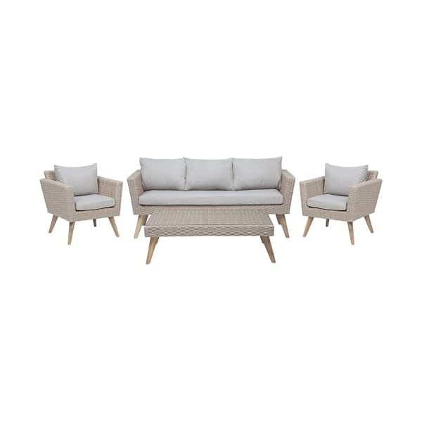 Patioco Lounge Set Vittoria XL Braun/Grau
