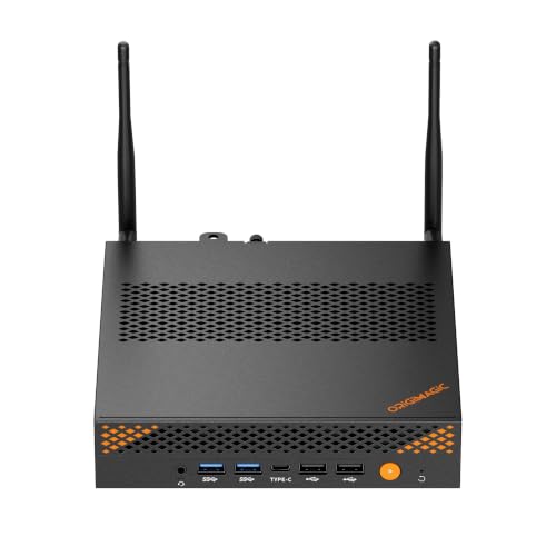 origimagic A2 Mini PC Workstation PC with VGA Port | Core i9 13900HK(Up to 5.4GHz) | 32GB DDR5 1TB NVMe PCIe4.0x4 SSD | 11 Pro OS | 2.5GbE | USB C | WiFi 6E | BT 5.2| Home Business Mini Computers