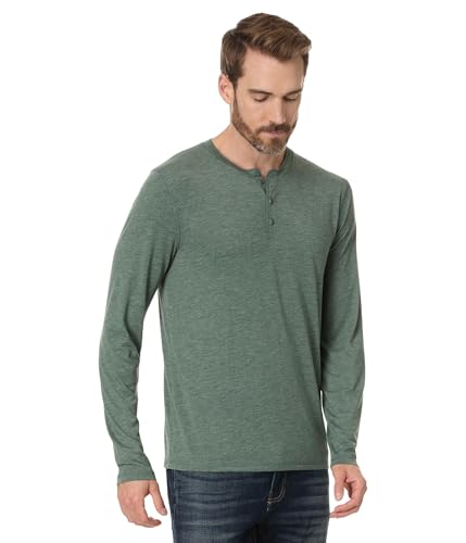 Lucky Brand Mens Tencel Jersey Long Sleeve Henley