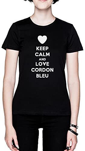 T-shirt Cordon Bleu femme XS le haut noir qui célèbre la gourmandise avec fierté