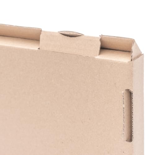 Boîtes carton extra plates 35x25x2 cm : étuis d'expédition bruns pour colis