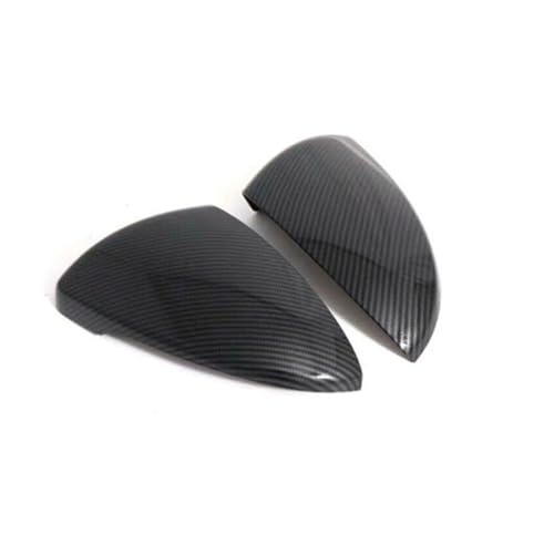 Coque de rétroviseur look corne noir brillant pour KIA K3 Forte 2019-2022