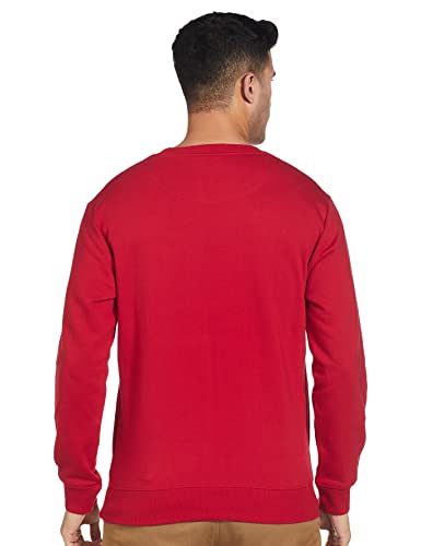Image of Max Men Cotton Blend Solid Crew Neck Sweatshirt
