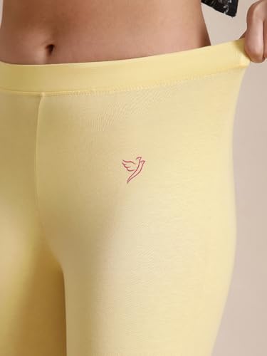 Image of TWIN BIRDS Tailored Cut and Classic Fit Super Stretchable Elastane Fabric Churidar Leggings for Women