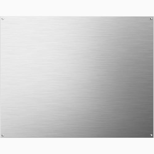 GASLAND 24" x 30" Stainless Steel Backsplash KBSS30 | Splatter Guard for Stoves | Range Hood Wall Shield | Ultra Flat, Easy to Clean and Install Metal Panel