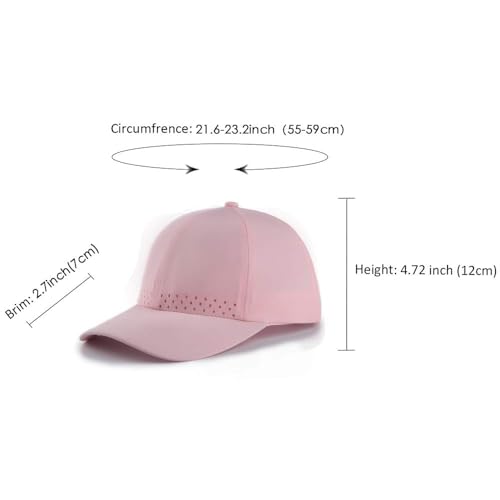 Image of HH HOFNEN Women Quick Drying Baseball Cap Sun Hat Unstructured Golf Hat