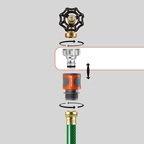 Gardena Premium Tap Connector, For Adapting Threaded Water Taps To The Original Gardena System #TOP1
