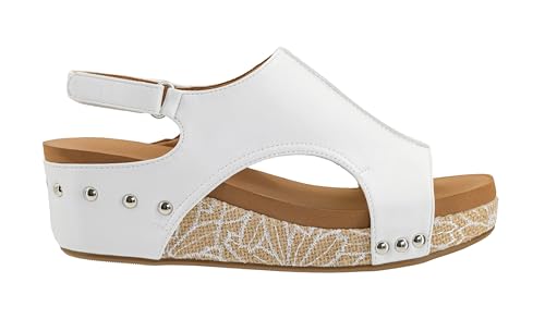 Image of Corkys Footwear Volta Wedge - Chic Elegance Meets All-Year Comfort with a 2-Inch Cork Heel and Marshmallow Insole for Stylish Everyday Wear and All-Day Comfort