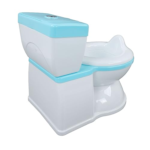 Potty Training Toilet, Assento de Toalete Infantil, Simulação Móvel Ecológica para Bebês (Azul)
