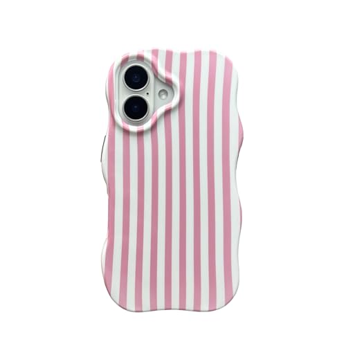 Coque iPhone 16 tendance rose et blanc pour sublimer vos looks au quotidien