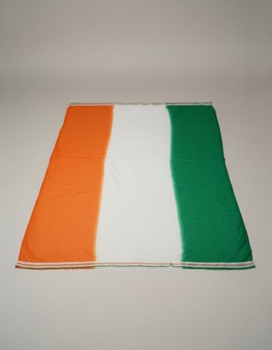Image of Tricolour Dupatta for Women, Lightweight, Indian Tricolor, National Day Celebration