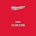 Milwaukee 12-20-2350 SERVICE NAMEPLATE 2313-20