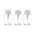 Dispenser per pompa di rimozione smalto per unghie FishSmooth Bottiglia trasparente 3 pezzi Vuoti articoli da toeletta da viaggio in plastica Contenitori liquidi Bottiglia 200ml