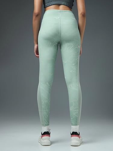 Image of TECHNOSPORT Women's Skinny Fit All Over Print Tights for Gym, Workout, Yoga & Sports