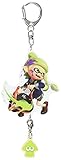スプラトゥーン2 ガール(バケットスロッシャー) ラバーチャームつき アクリルキーホルダー