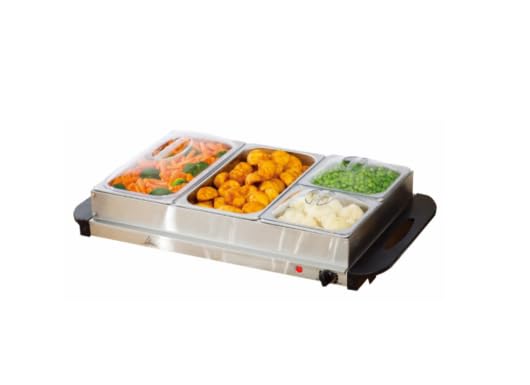 Servidor Buffet Calentador plano