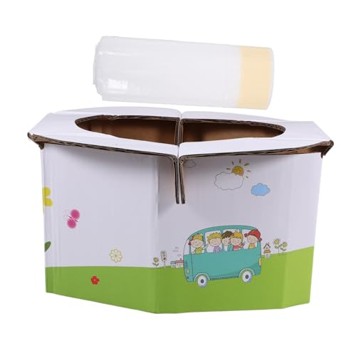 SHOWERORO Toddler Potty Seat for Toilet Foldable Design Portable and Safe Includes 10 Bags