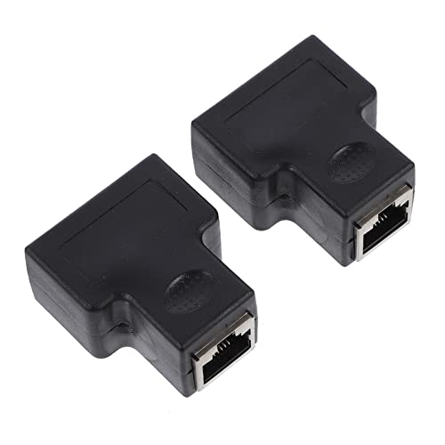 Mobestech 10 Pcs Camiseta De Rede Conectores Divisores Rj45 1 a 2 Acoplador Divisor Acessórios Para