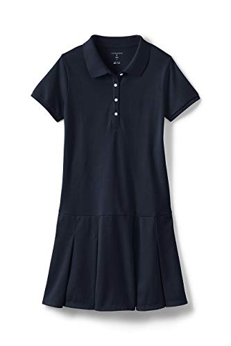 Lands' End School Uniform Girls Short Sleeve Mesh Polo Dress 8 Classic Navy Lands' End School Uniform Girls Short Sleeve Mesh Polo Dress 8 Classic Navy