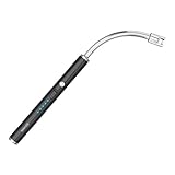 Vano USB Rechargeable Lighter for Candles, Tea Lights and Torches - Flameless with Flexible Long Neck - Splash and Windproof - Also for Gas Stoves and Incense Sticks