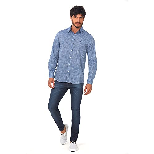 Calça Jeans Denuncia Skinny 101324189 Azul 40