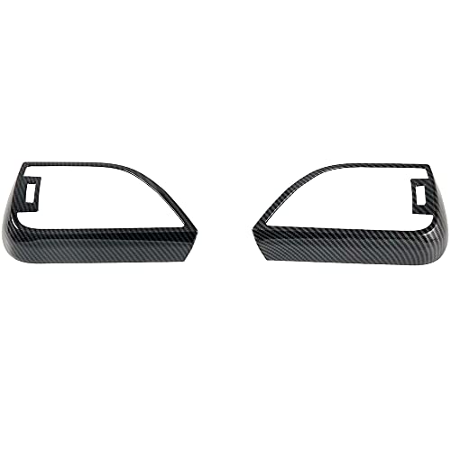 HIGH FLYING for Subaru Outback, Legacy 2020 2021 2022 2023 Car Accessories Side Air Vent Outlet Cover Trim ABS Carbon Fiber Grain 2pcs